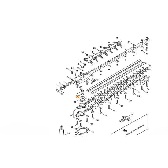 STIHL  Pierścień zabezpieczający 19x1 9456 621 2000